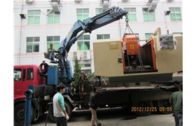 廣州搬家現(xiàn)場(chǎng)：環(huán)宇精密機(jī)械公司